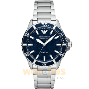 Emporio Armani Men’s Automatic Silver Stainless Steel Blue Dial 42mm Watch AR60059 UAE DUBAI AJMAN SHARJAH ABU DHABI RAS AL KHAIMA UMM UL QUWAIN ALAIN FUJAIRAH