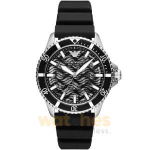 Emporio Armani Men’s Automatic Black Silicone Strap Black Dial 42mm Watch AR60062 UAE DUBAI AJMAN SHARJAH ABU DHABI RAS AL KHAIMA UMM UL QUWAIN ALAIN FUJAIRAH