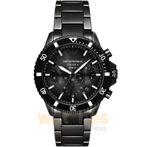 Emporio Armani Men’s Quartz Black Ceramic Chain Black Dial 43mm Watch AR70010 UAE DUBAI AJMAN SHARJAH ABU DHABI RAS AL KHAIMA UMM UL QUWAIN ALAIN FUJAIRAH
