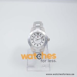 Tommy Hilfiger Women’s Quartz Plastic & Alloy Steel White Dial 39mm Watch 1781078 UAE DUBAI AJMAN SHARJAH ABU DHABI RAS AL KHAIMA UMM UL QUWAIN ALAIN FUJAIRAH