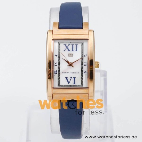 Tommy Hilfiger Women’s Quartz Blue Leather Strap Mother Of Pearl Dial 24mm Watch 1780866 UAE DUBAI AJMAN SHARJAH ABU DHABI RAS AL KHAIMA UMM UL QUWAIN ALAIN FUJAIRAH