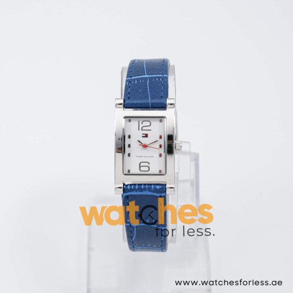 Tommy Hilfiger Women’s Quartz Blue Leather Strap Silver Dial 21mm Watch 17916598 UAE DUBAI AJMAN SHARJAH ABU DHABI RAS AL KHAIMA UMM UL QUWAIN ALAIN FUJAIRAH