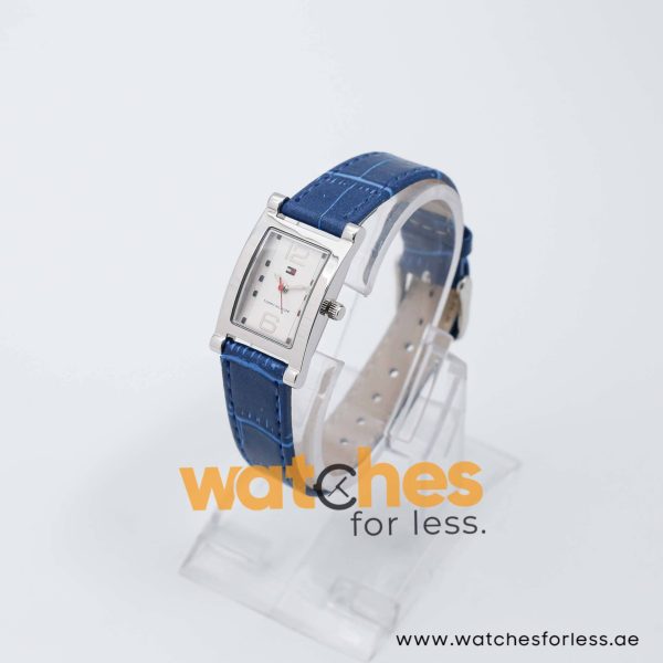 Tommy Hilfiger Women’s Quartz Blue Leather Strap Silver Dial 21mm Watch 17916598 UAE DUBAI AJMAN SHARJAH ABU DHABI RAS AL KHAIMA UMM UL QUWAIN ALAIN FUJAIRAH