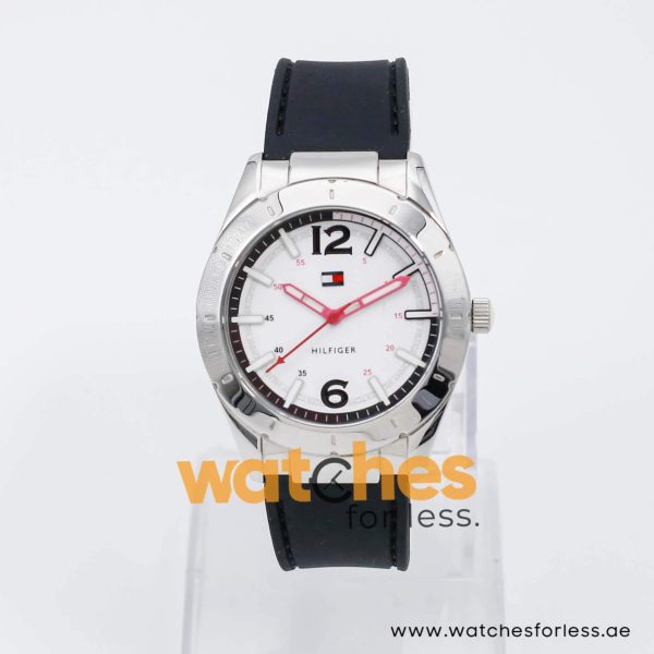 Tommy Hilfiger Women’s Quartz Reversible Black & White Silicone Strap White Dial 38mm Watch 1781191 UAE DUBAI AJMAN SHARJAH ABU DHABI RAS AL KHAIMA UMM UL QUWAIN ALAIN FUJAIRAH