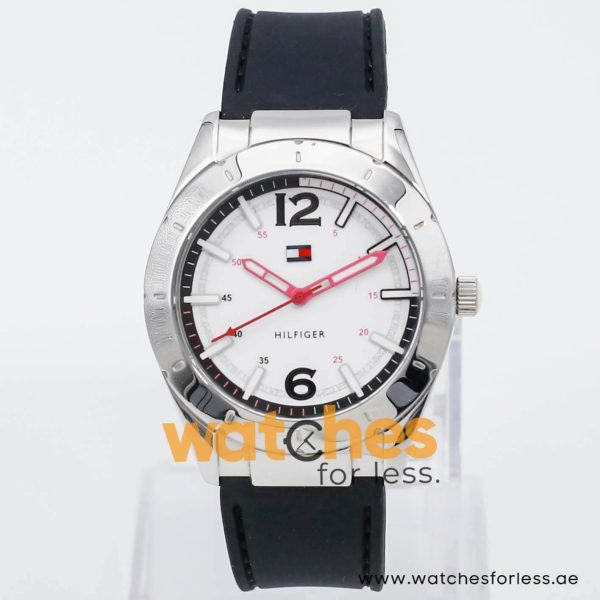 Tommy Hilfiger Women’s Quartz Reversible Black & White Silicone Strap White Dial 38mm Watch 1781191 UAE DUBAI AJMAN SHARJAH ABU DHABI RAS AL KHAIMA UMM UL QUWAIN ALAIN FUJAIRAH