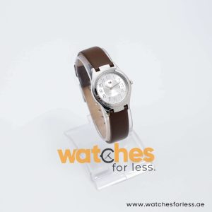 Tommy Hilfiger Women’s Quartz Brown Leather Strap Silver Sunray Dial 29mm Watch 17816589/2 UAE DUBAI AJMAN SHARJAH ABU DHABI RAS AL KHAIMA UMM UL QUWAIN ALAIN FUJAIRAH