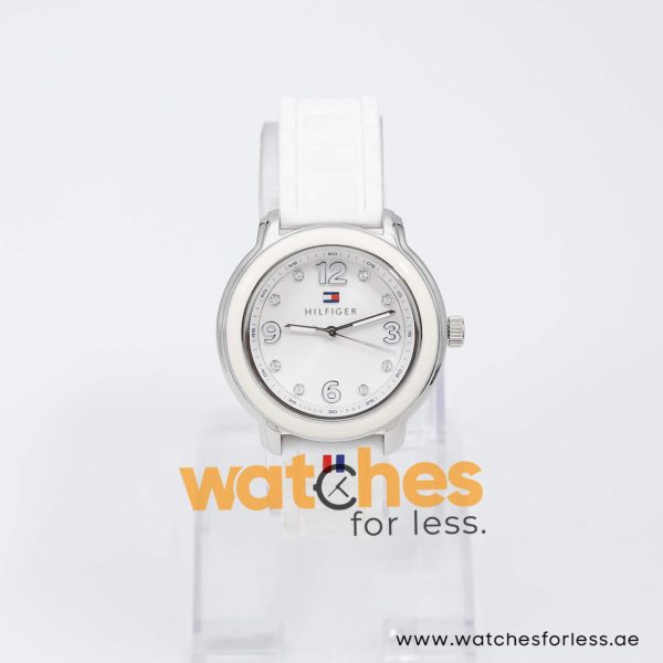 Tommy Hilfiger Women’s Quartz White Silicone Strap White Dial 36mm Watch 17915639 UAE DUBAI AJMAN SHARJAH ABU DHABI RAS AL KHAIMA UMM UL QUWAIN ALAIN FUJAIRAH