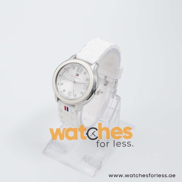 Tommy Hilfiger Women’s Quartz White Silicone Strap White Dial 36mm Watch 17915639 UAE DUBAI AJMAN SHARJAH ABU DHABI RAS AL KHAIMA UMM UL QUWAIN ALAIN FUJAIRAH