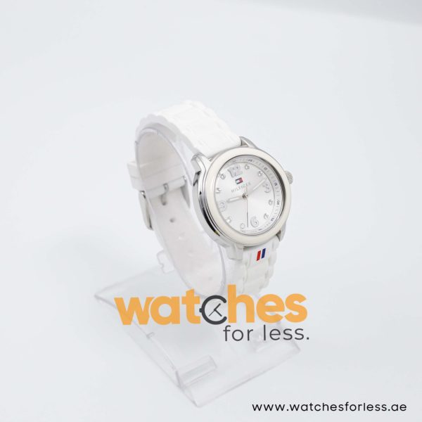 Tommy Hilfiger Women’s Quartz White Silicone Strap White Dial 36mm Watch 17915639 UAE DUBAI AJMAN SHARJAH ABU DHABI RAS AL KHAIMA UMM UL QUWAIN ALAIN FUJAIRAH