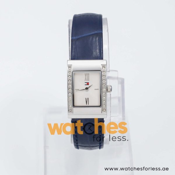 Tommy Hilfiger Women’s Quartz Blue Leather Strap Silver Sunray Dial 20mm Watch 179162863 UAE DUBAI AJMAN SHARJAH ABU DHABI RAS AL KHAIMA UMM UL QUWAIN ALAIN FUJAIRAH