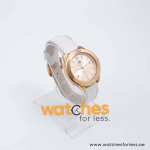 Tommy Hilfiger Women’s Quartz White Leather Strap Rose Gold Dial 38mm Watch 1781432 UAE DUBAI AJMAN SHARJAH ABU DHABI RAS AL KHAIMA UMM UL QUWAIN ALAIN FUJAIRAH