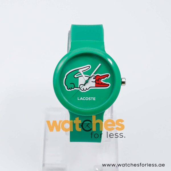 Lacoste Kids Quartz Green & White Silicone Strap Green Dial 40mm Watch 2020074