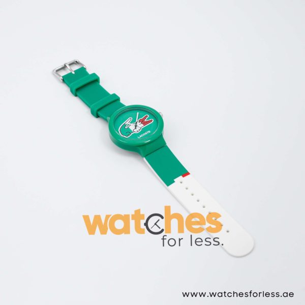 Lacoste Kids Quartz Green & White Silicone Strap Green Dial 40mm Watch 2020074