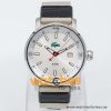 Lacoste Men’s Quartz Sand Nylon Strap Silver Dial 43mm Watch 2010340/1