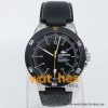 Lacoste Men’s Quartz Black Leather Strap Black Dial 44mm Watch 2010554