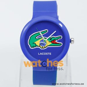 Lacoste Kids Quartz Blue & Green Silicone Strap Blue Dial 40mm Watch 2020069