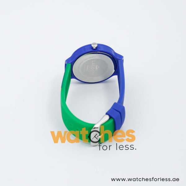 Lacoste Kids Quartz Blue & Green Silicone Strap Blue Dial 40mm Watch 2020069