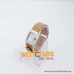 Lacoste Women’s Quartz Camel Leather Strap White Dial 21mm Watch 2000571/1