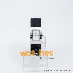 Lacoste Women’s Quartz Black Leather Strap White Dial 21mm Watch 2000657/1