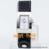 Lacoste Women’s Quartz Black Leather Strap White Dial 21mm Watch 2000657/1