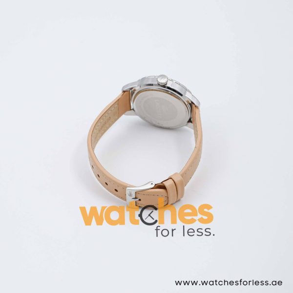 Lacoste Women’s Quartz Cream Leather Strap White Dial 40mm Watch 2000667