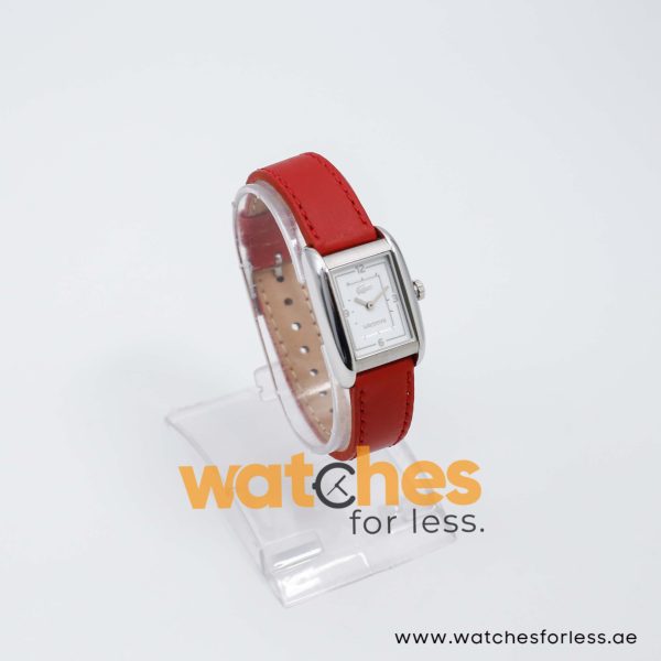 Lacoste Women’s Quartz Red Leather Strap White Dial 21mm Watch 2000639