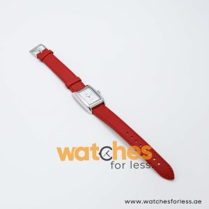 Lacoste Women’s Quartz Red Leather Strap White Dial 21mm Watch 2000639