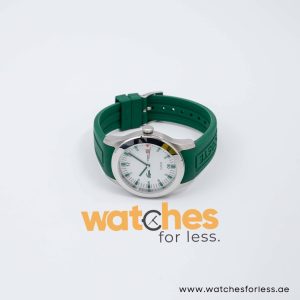 Lacoste Men’s Quartz Green Silicone Strap White Dial 42mm Watch 2010626