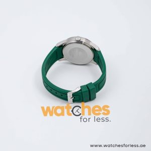 Lacoste Men’s Quartz Green Silicone Strap White Dial 42mm Watch 2010626