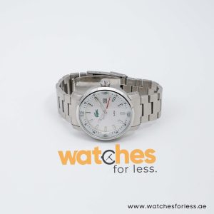 Lacoste Men’s Quartz Silver Stainless Steel Silver Sunray Dial 44mm Watch 2000436