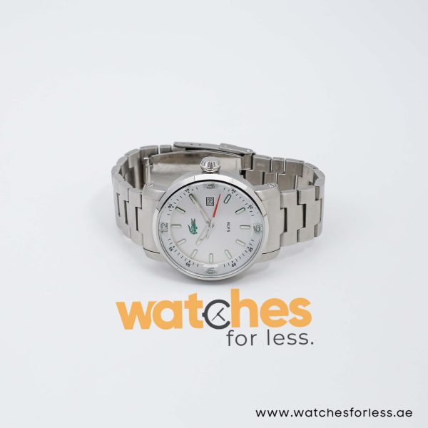 Lacoste Men’s Quartz Silver Stainless Steel Silver Sunray Dial 44mm Watch 2000436