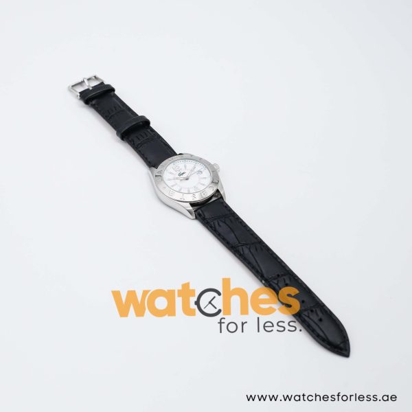 Lacoste Women’s Quartz Black Leather Strap White Dial 37mm Watch 2000491