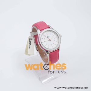 Lacoste Women’s Quartz Pink Leather Strap White Dial 38mm Watch 10310900