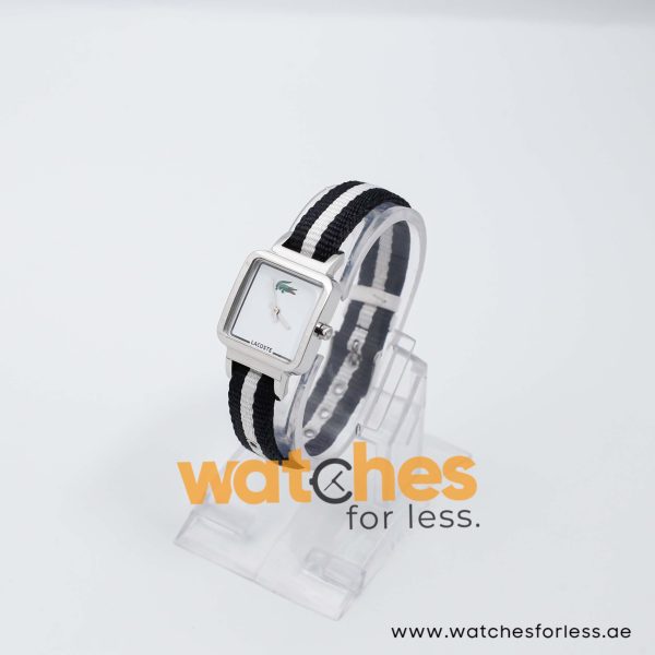 Lacoste Women’s Quartz Two Tone Nylon Strap White Dial 24mm Watch 2000508