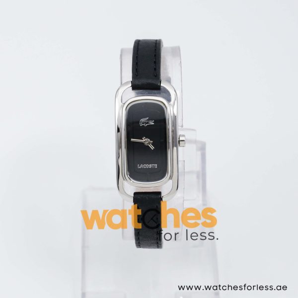 Lacoste Women’s Quartz Black Leather Strap Black Dial 20mm Watch 2000720 UAE DUBAI AJMAN SHARJAH ABU DHABI RAS AL KHAIMA UMM UL QUWAIN ALAIN FUJAIRAH