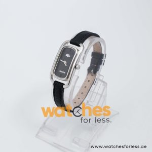 Lacoste Women’s Quartz Black Leather Strap Black Dial 20mm Watch 2000720 UAE DUBAI AJMAN SHARJAH ABU DHABI RAS AL KHAIMA UMM UL QUWAIN ALAIN FUJAIRAH