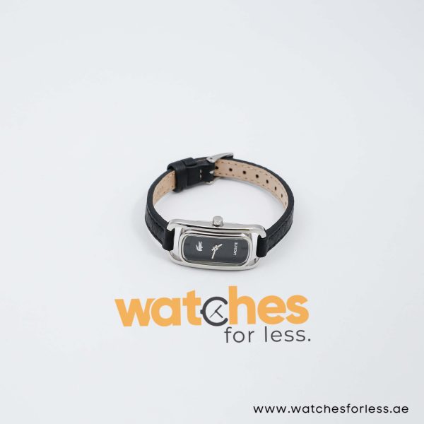 Lacoste Women’s Quartz Black Leather Strap Black Dial 20mm Watch 2000720 UAE DUBAI AJMAN SHARJAH ABU DHABI RAS AL KHAIMA UMM UL QUWAIN ALAIN FUJAIRAH