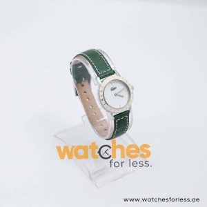 Lacoste Women’s Quartz Green Leather Strap White Dial 28mm Watch 2000512/1
