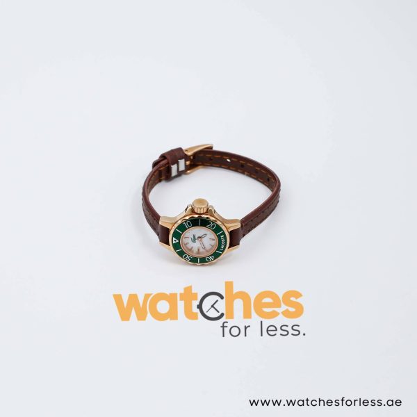 Lacoste Women’s Quartz Brown Leather Strap White Dial 23mm Watch 2000555/1