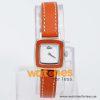 Lacoste Women’s Quartz Orange Leather Strap White Dial 21mm Watch 2000346