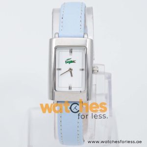 Lacoste Women’s Quartz Sky Blue Leather Strap White Dial 21mm Watch 2000522