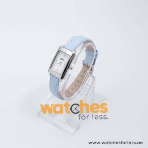 Lacoste Women’s Quartz Sky Blue Leather Strap White Dial 21mm Watch 2000522