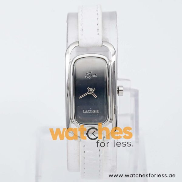 Lacoste Women’s Quartz White Leather Strap Mirror Dial 20mm Watch 2000723