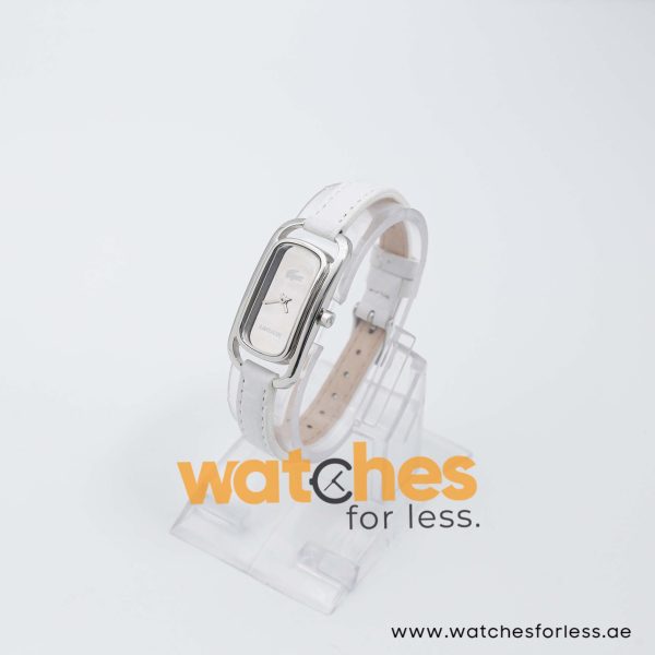 Lacoste Women’s Quartz White Leather Strap Mirror Dial 20mm Watch 2000723