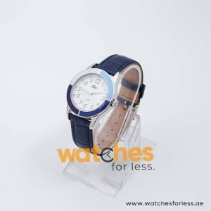 Lacoste Women’s Quartz Blue Leather Strap White Dial 38mm Watch LC113189