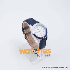 Lacoste Women’s Quartz Blue Leather Strap White Dial 38mm Watch LC113189