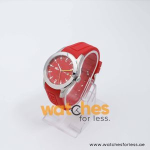 Lacoste Men’s Quartz Red Silicone Strap Red Dial 42mm Watch 2010631