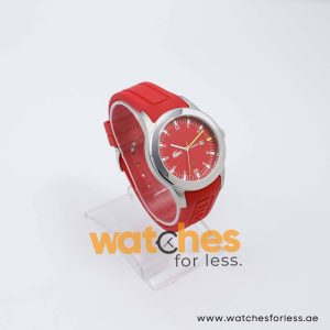 Lacoste Men’s Quartz Red Silicone Strap Red Dial 42mm Watch 2010631