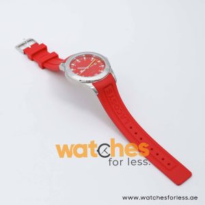 Lacoste Men’s Quartz Red Silicone Strap Red Dial 42mm Watch 2010631