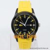Lacoste Men’s Quartz Yellow Silicone Strap Black Dial 42mm Watch 2010673